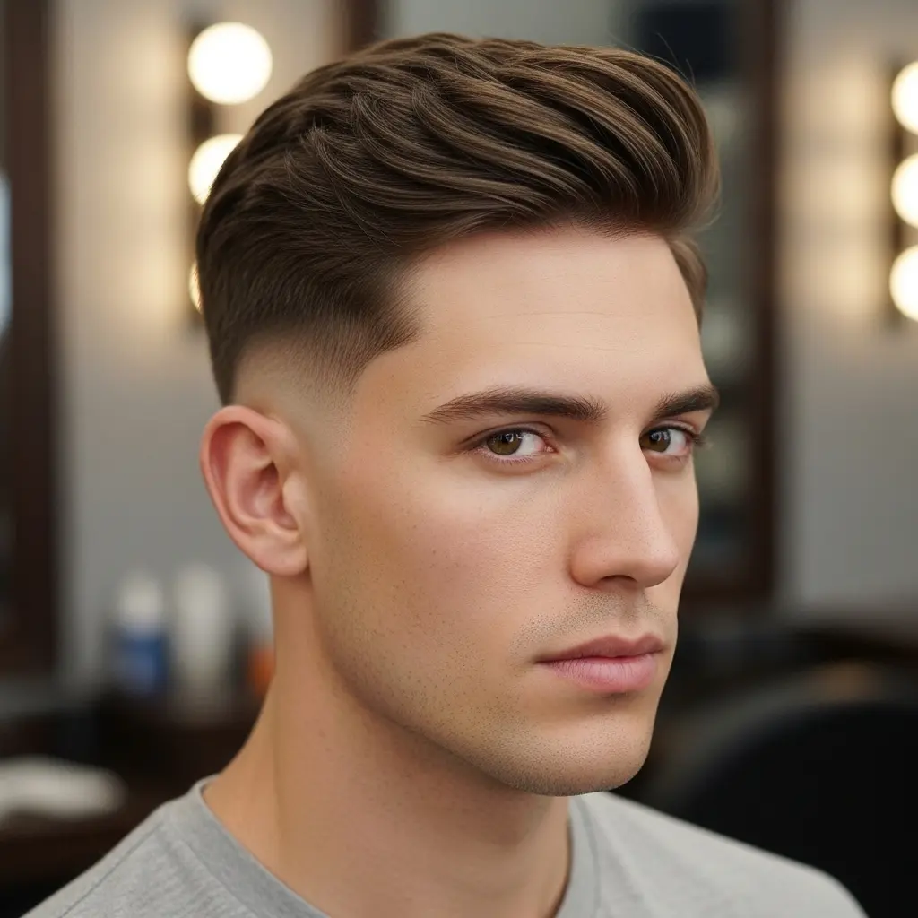 Low Fade with Textured Top