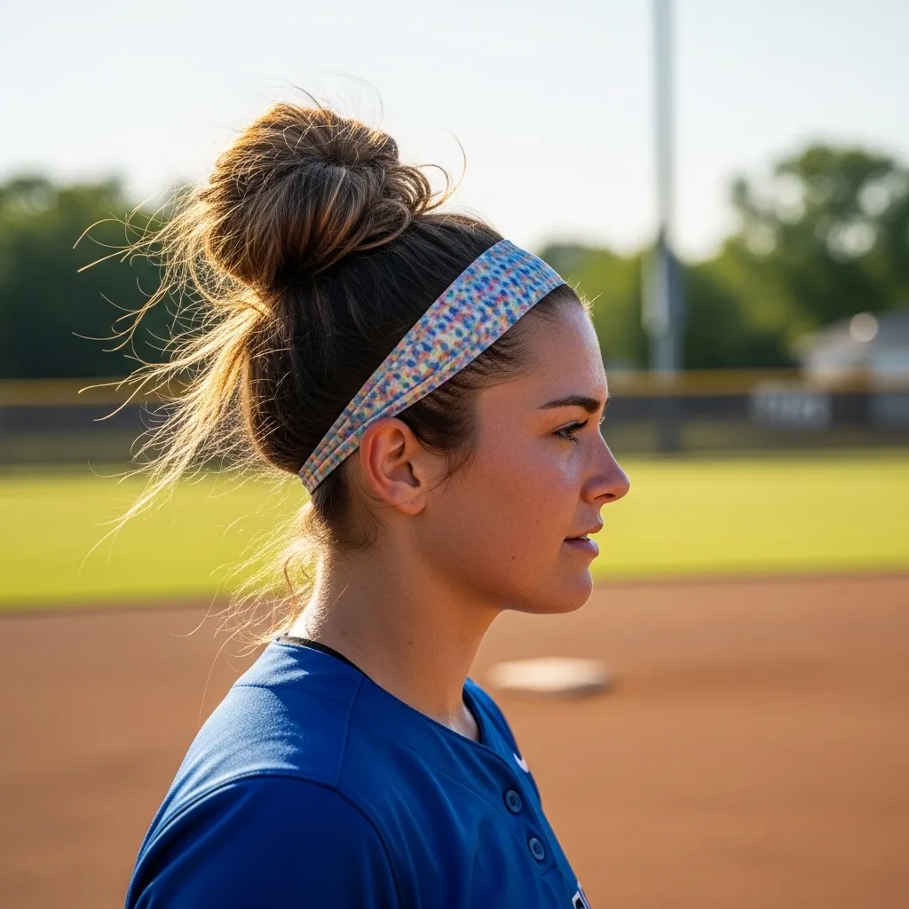 Messy Bun with Headband