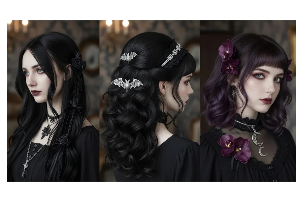 Romantic Goth Hairstyles