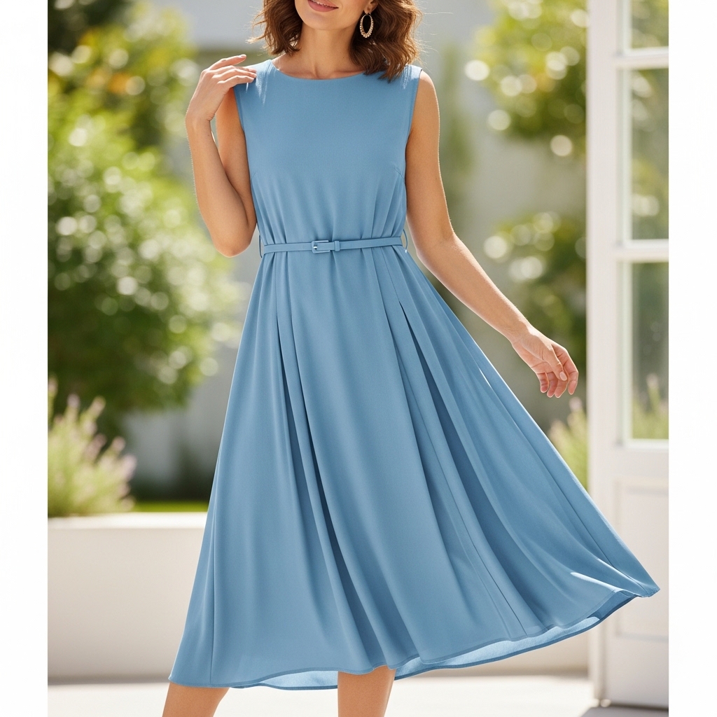 Sleeveless Midi Dress